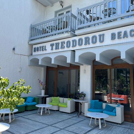 Theodorou Beach Hotel Apartments Psalidi  Luaran gambar